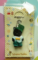 SF Charcoal Cat with Chain